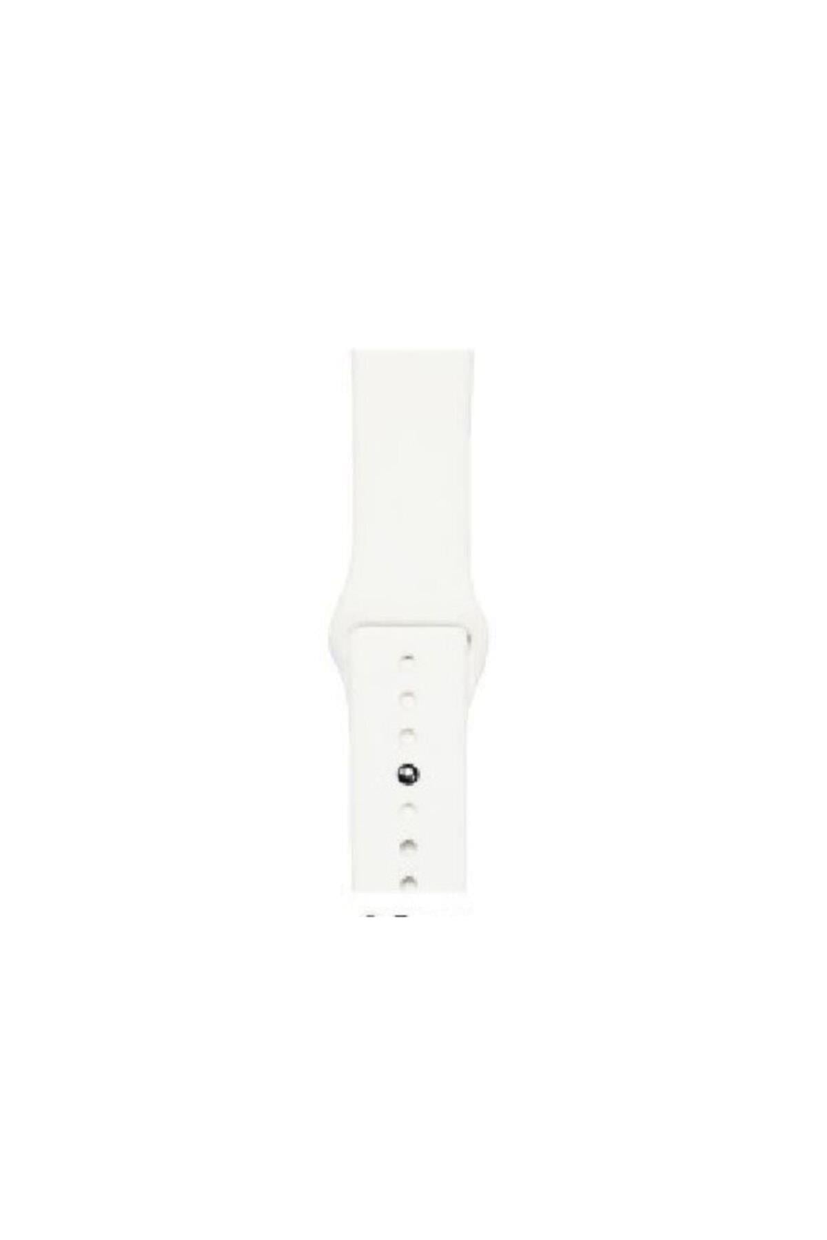 Galaxy Watch 42 Mm(Sm-r810) Uyumlu Silikon Kordon - Beyaz