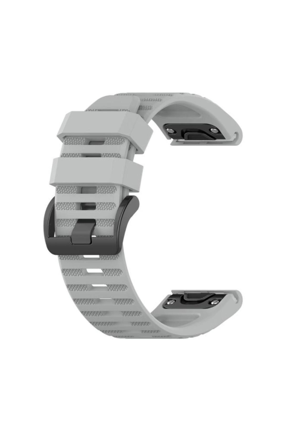 Garmin Approach S62 Uyumlu Quick Fit Özellikli Silikon Kordon Kayış Lila