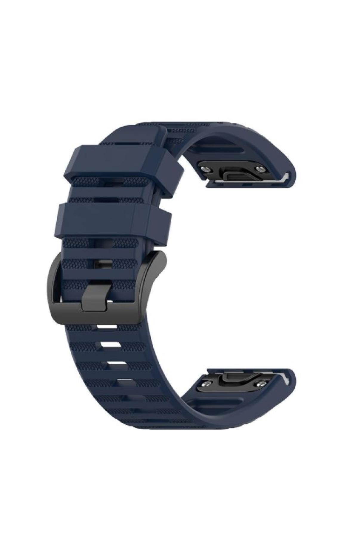 Garmin D2 Charlie Için Quick Fit Özellikli Silikon Kordon Kayış Bordo
