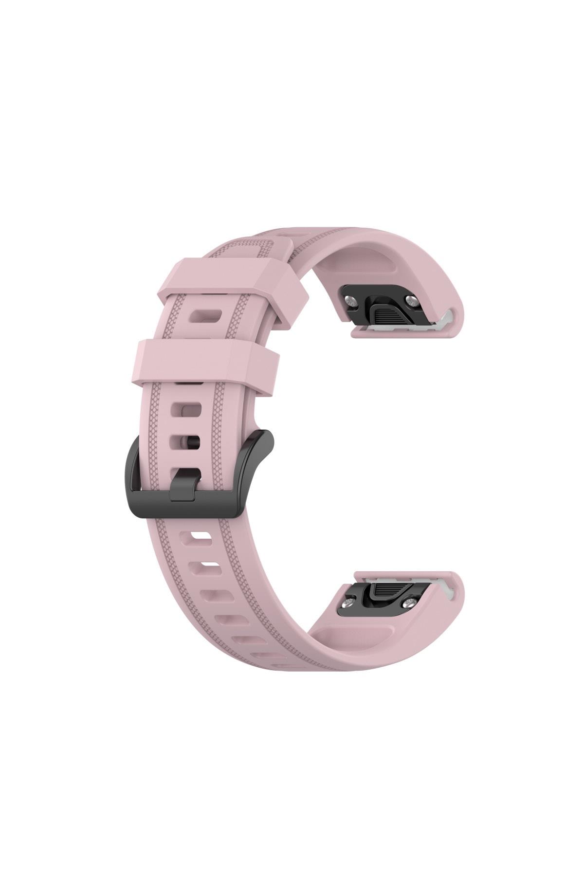Garmin D2 Delta S Için Uyumlu Quick Fit Özellikli Silikon Kordon Kayış Krem