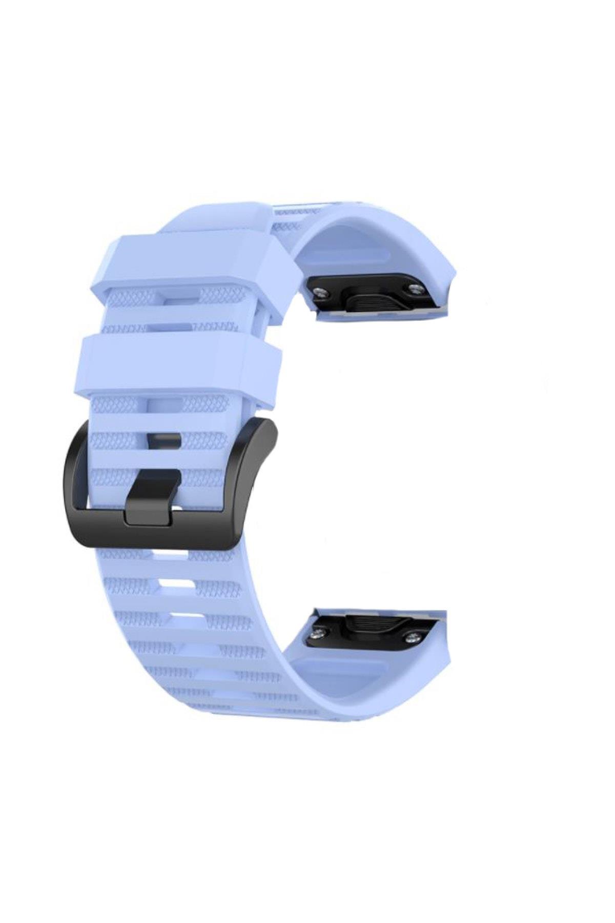 Garmin D2 Delta Uyumlu Quick Fit Özellikli Silikon Kordon Kayış Koyu Yeşil