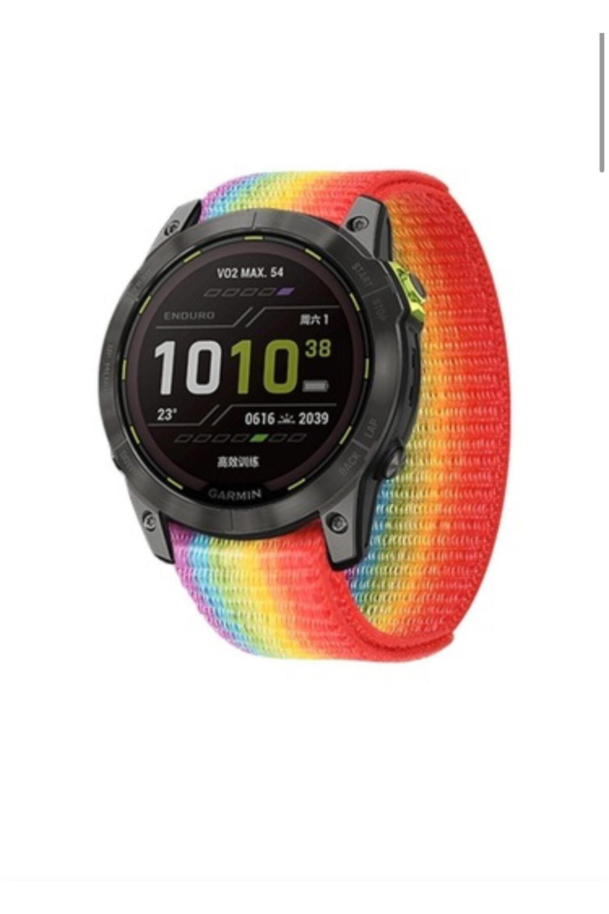 Garmin Fenix 7x-7x Pro-Plus Kumaş Kordon (26MM)