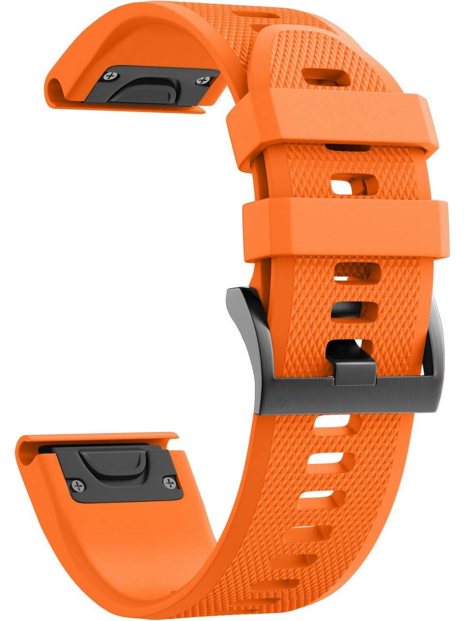 Garmin Quatix 5 Için Quick Fit Özellikli Silikon Kordon Gri