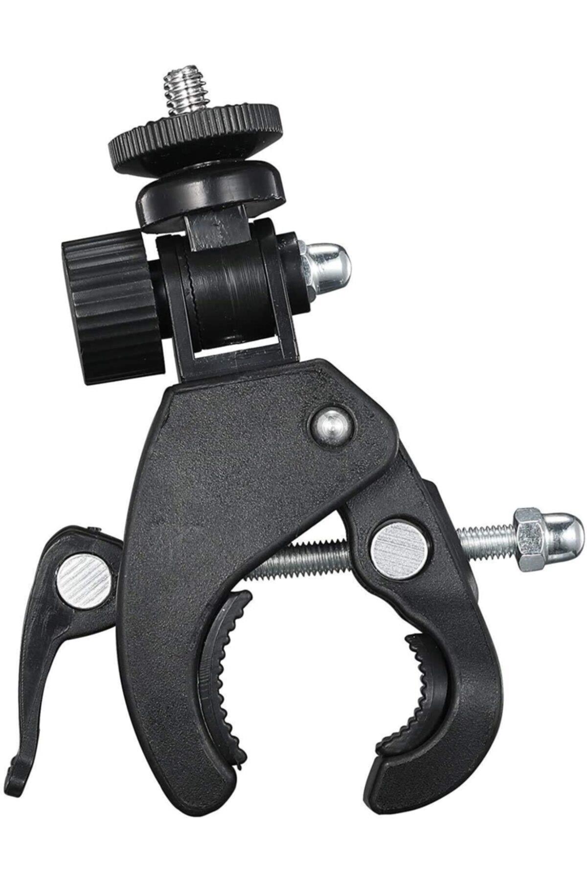 Gopro Session Ve Hero 9-8-7-6-5-4-3-3 Için Profesyonel Bisiklet Tutucu Monopod Holder