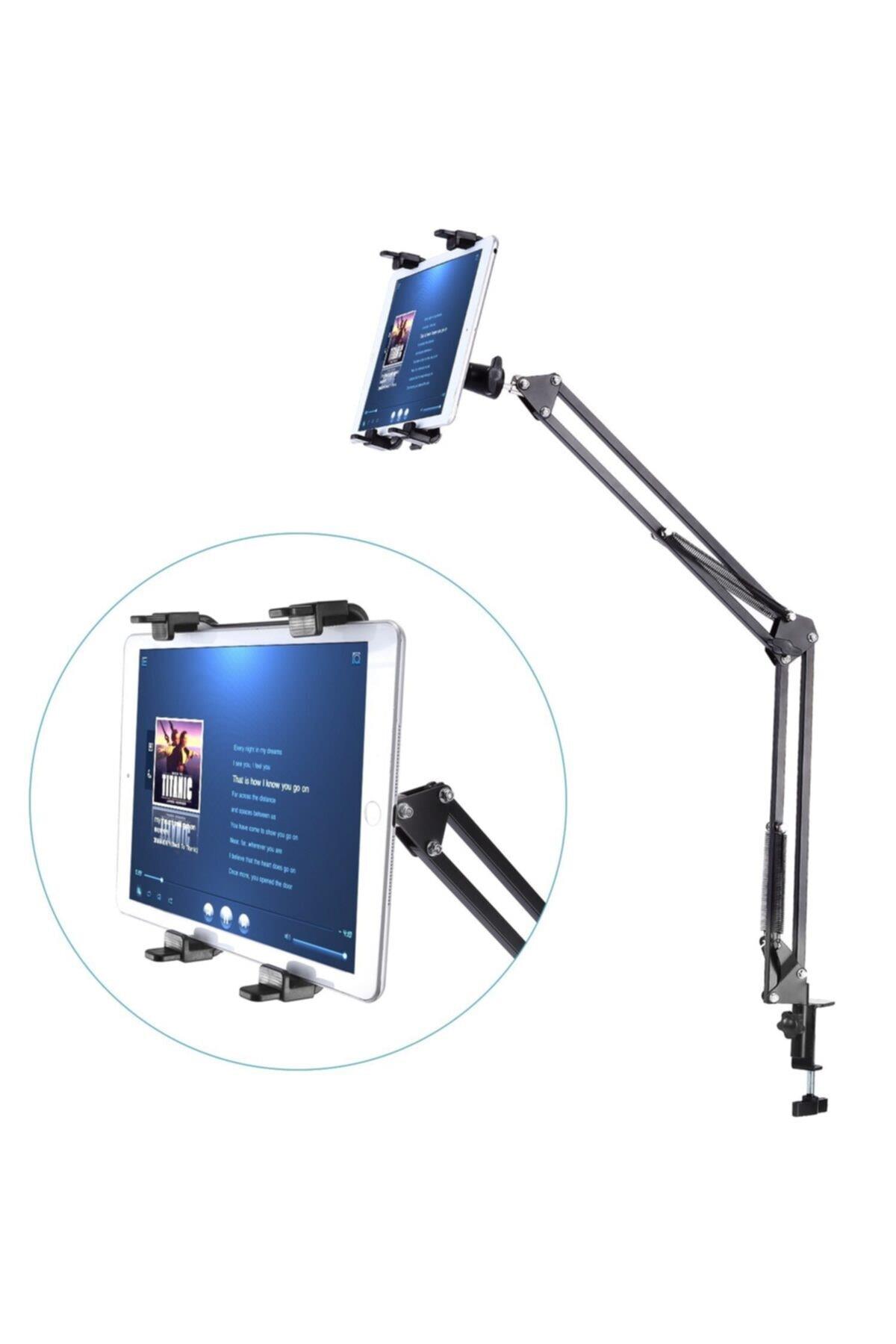 Huawei Mediapad M5 Pro Uyumlu Metal Masa Tutucu
