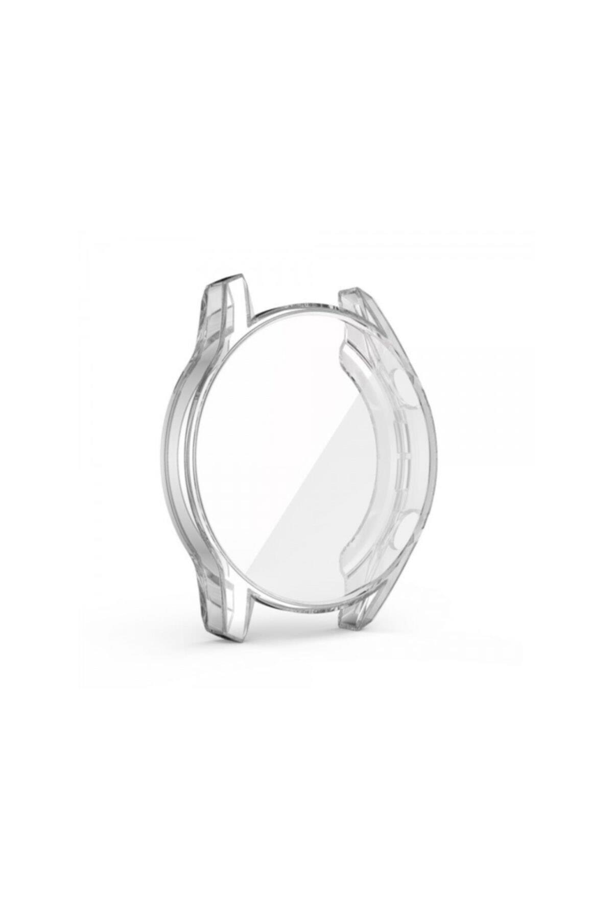 Huawei Watch Gt2e Için Tam Kaplama Silikon Kılıf Siyah