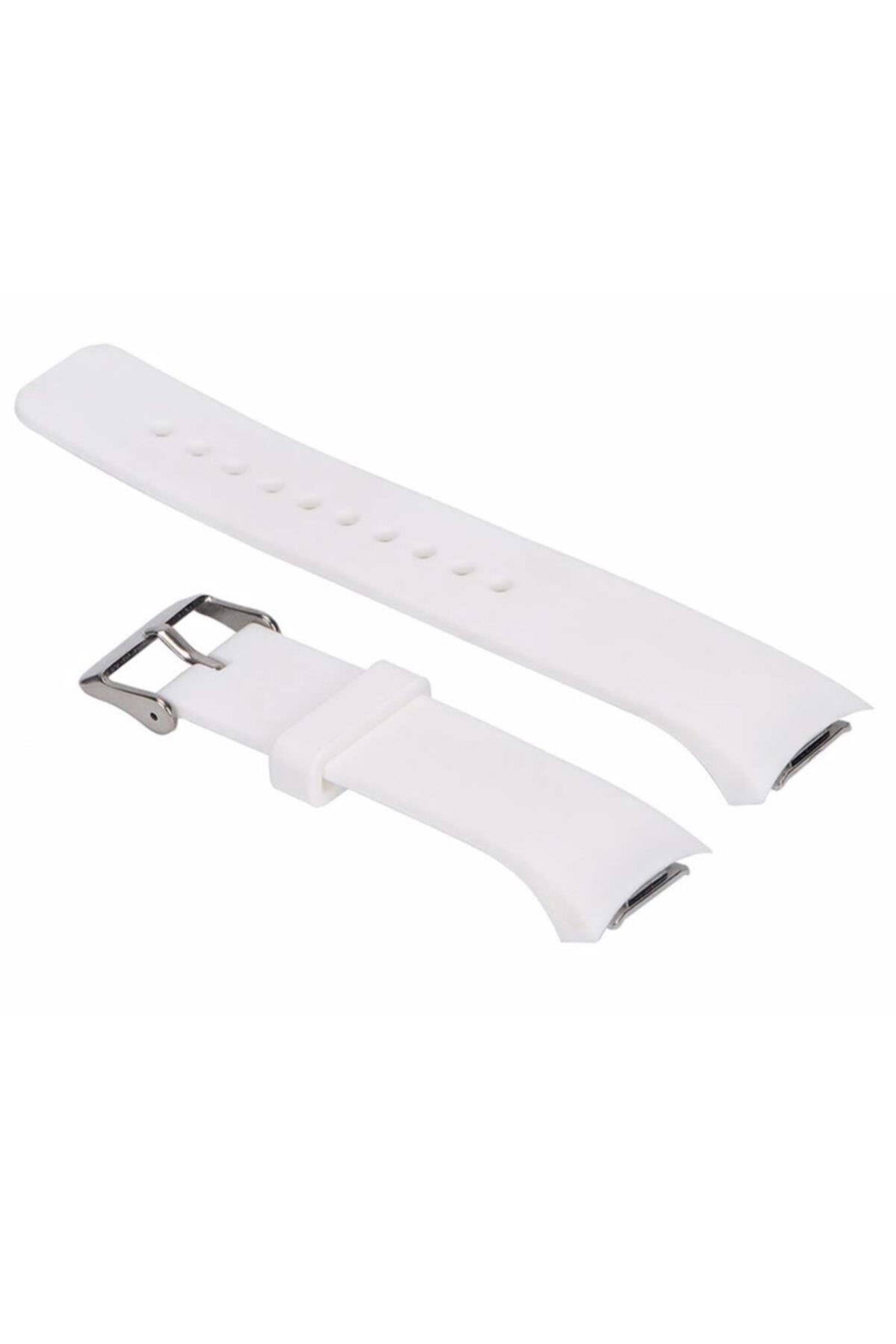 Kırmızı Samsung Gear S2 Sport (r720) Uyumlu Large Beden(l Sıze) Adaptörlü Silikon Kordon
