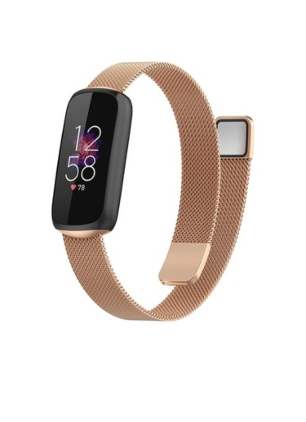 Markacase Fitbit Luxe Milanese Metal Manyetik Saat Kordonu