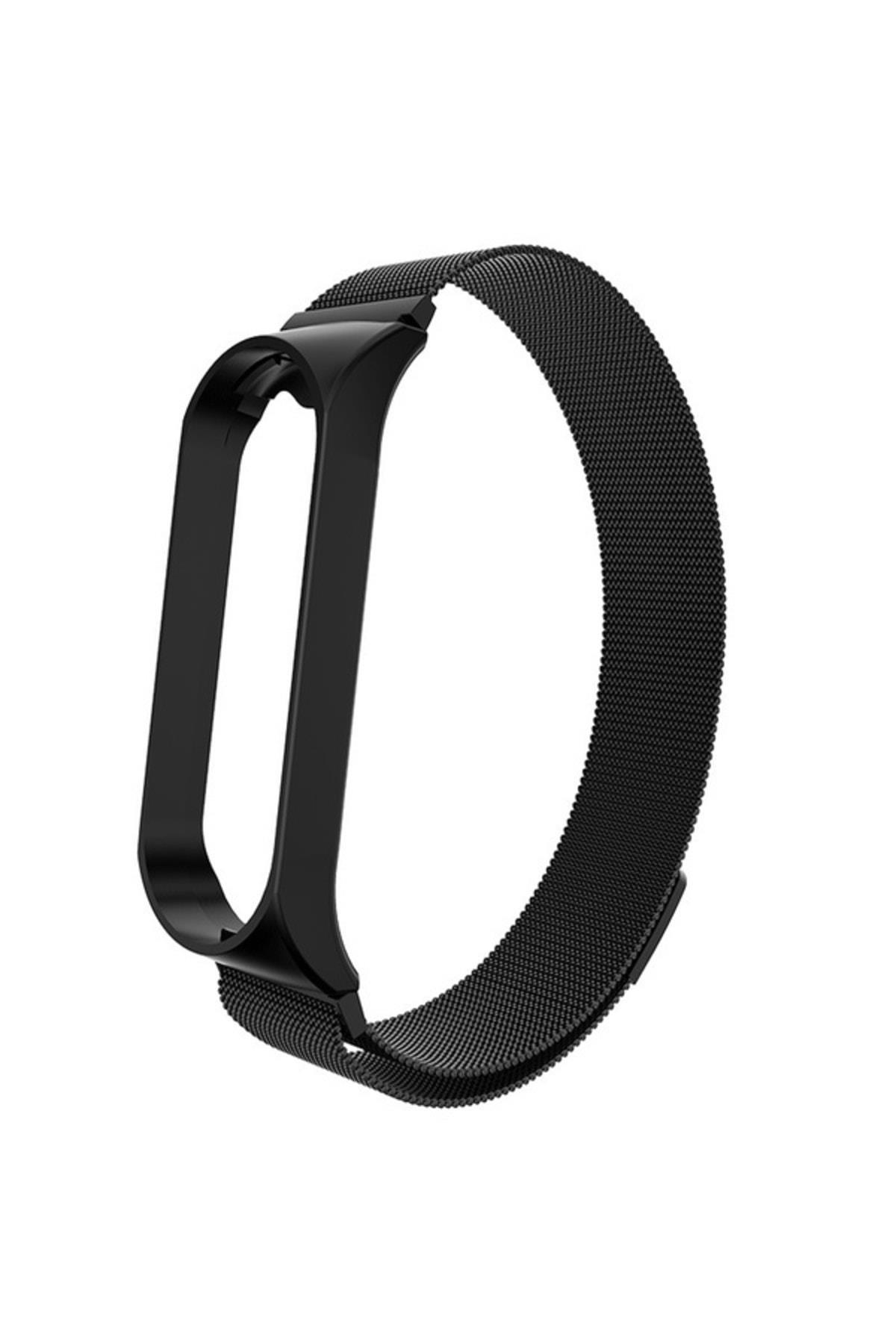 Mi Band 5-6 Için Metal Milanese Kordon Gümüş
