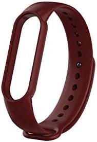 Mi Band 5-6 Için Silikon Kordon Bordo