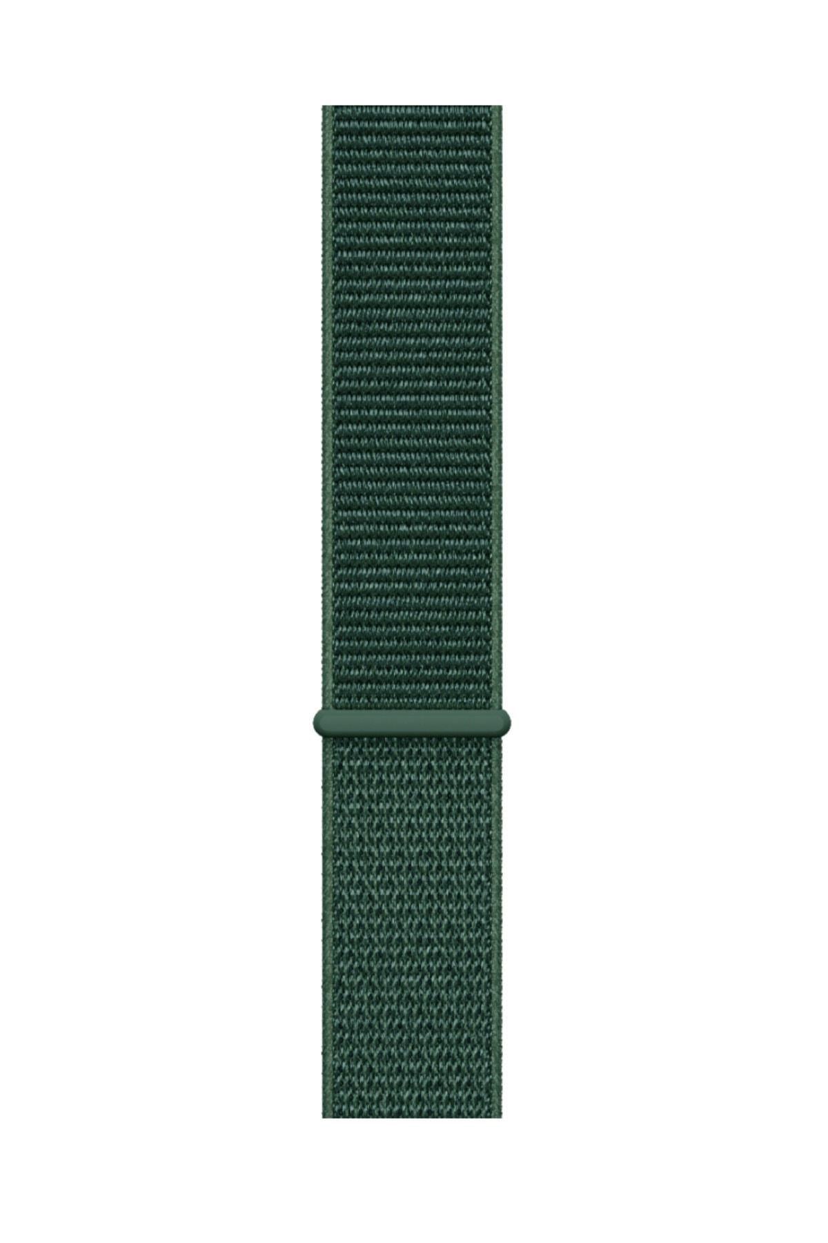 Samsung Galaxy Watch 4 Classic 42 Mm R880 Için Dokuma Kordon Pine Green(çam Yeşili)