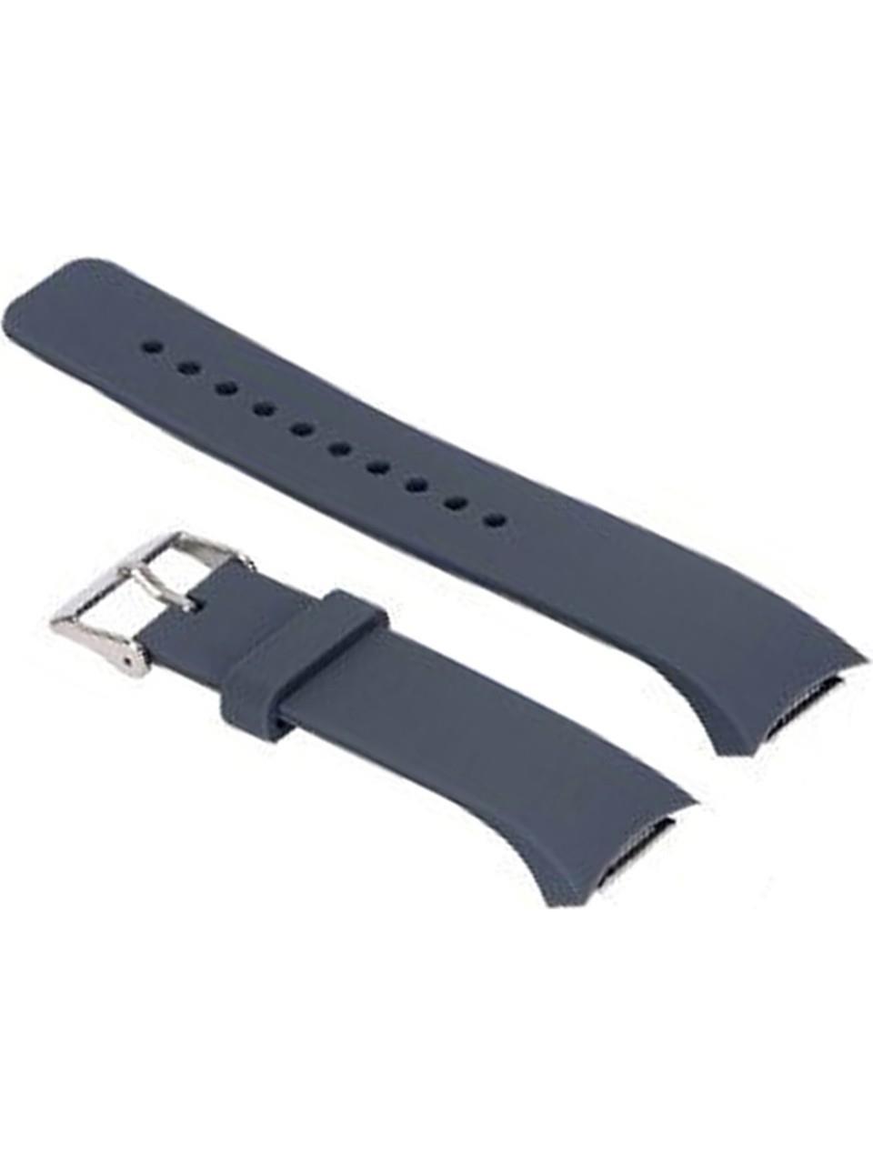 Samsung Gear Fit 2 R360 Için Adaptörlü Silikon Kordon Mor