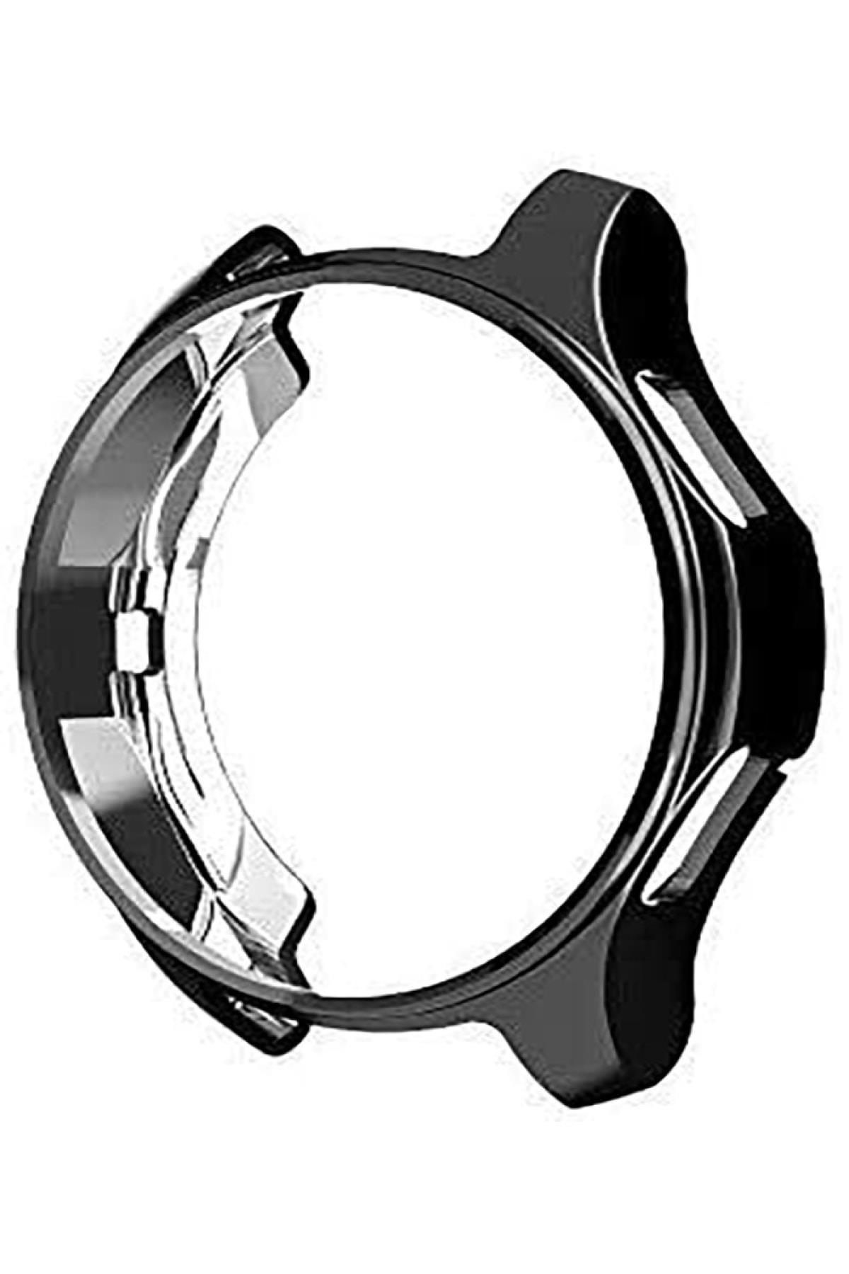 Samsung Gear S3 Için Silikon Kenar Koruyucu Kılıf Gümüş