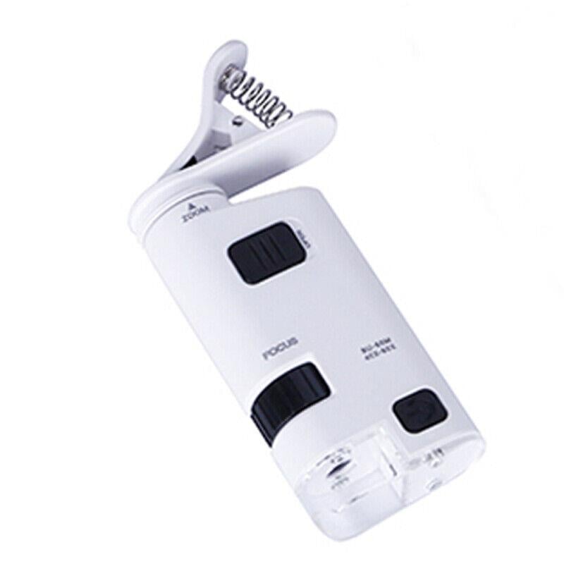 universal clip type led cellphone microscope