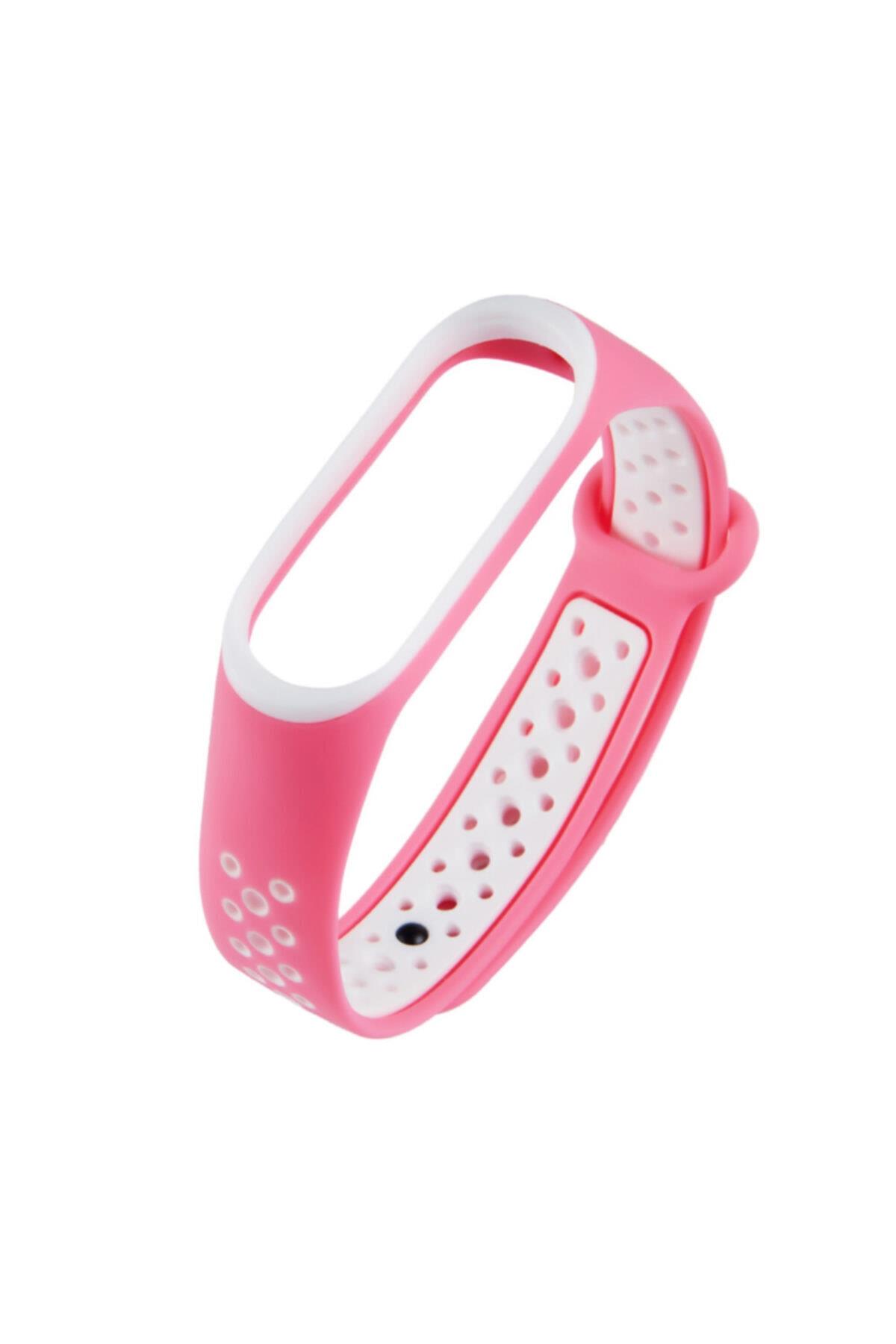 Xiaomi Mi Band 4 Lacivert Delikli Silikon Kordon