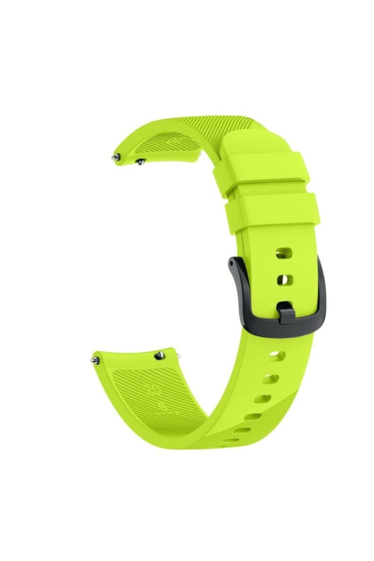 Yeşil Amazfit Bip S Lite İçin Silikon Kordon