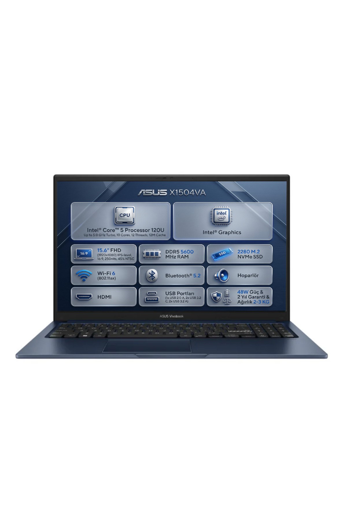 ASUS Vivobook 15 Core 5 120 8GB 512GB 15.6