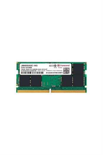 Transcend JM4800ASE-16G 16GB Ddr5 4800MHZ CL40 1.1V Notebook Ram