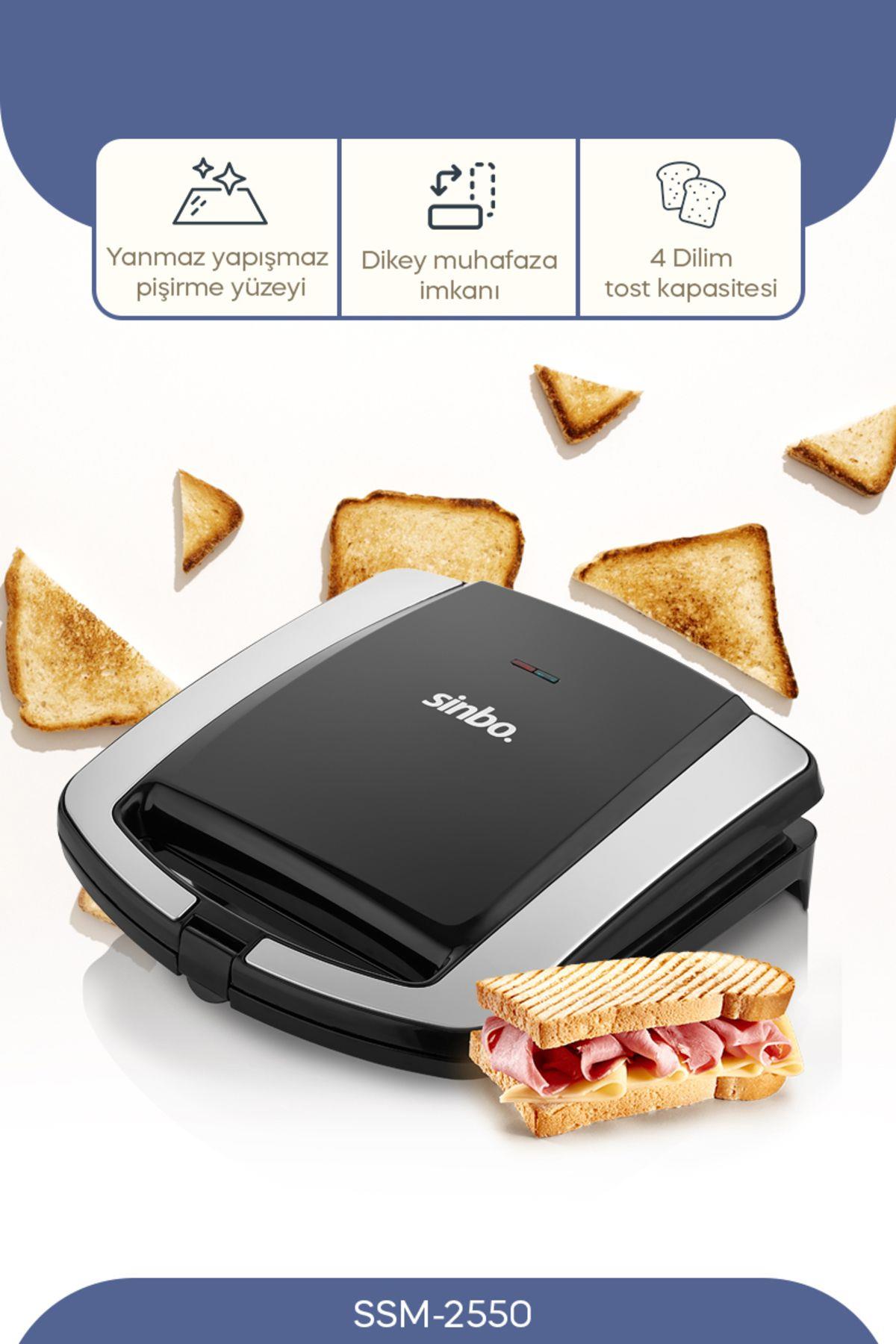 Sinbo SSM-2550 TOST MAKİNASI