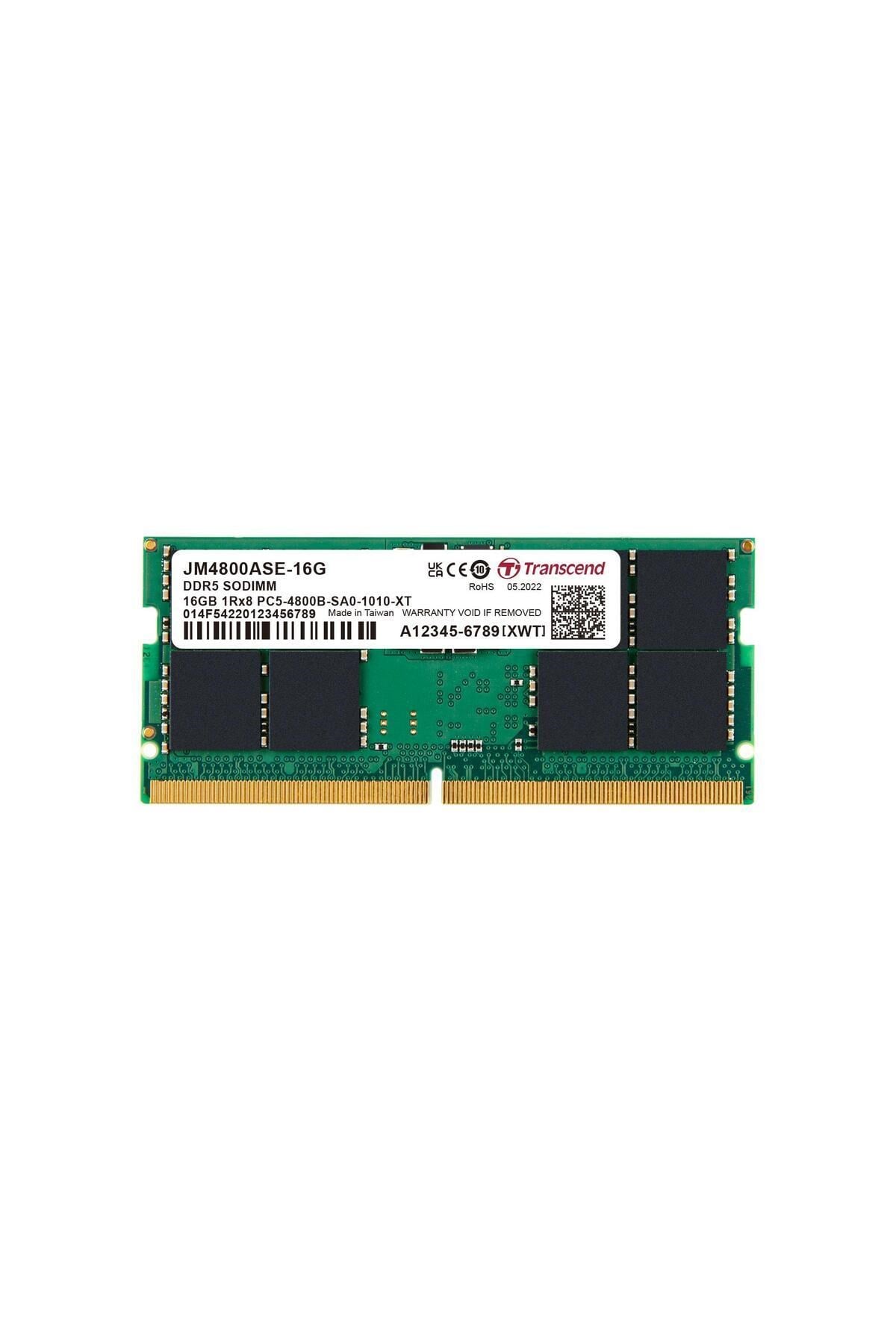 Transcend JM4800ASE-16G 16GB Ddr5 4800MHZ CL40 1.1V Notebook Ram