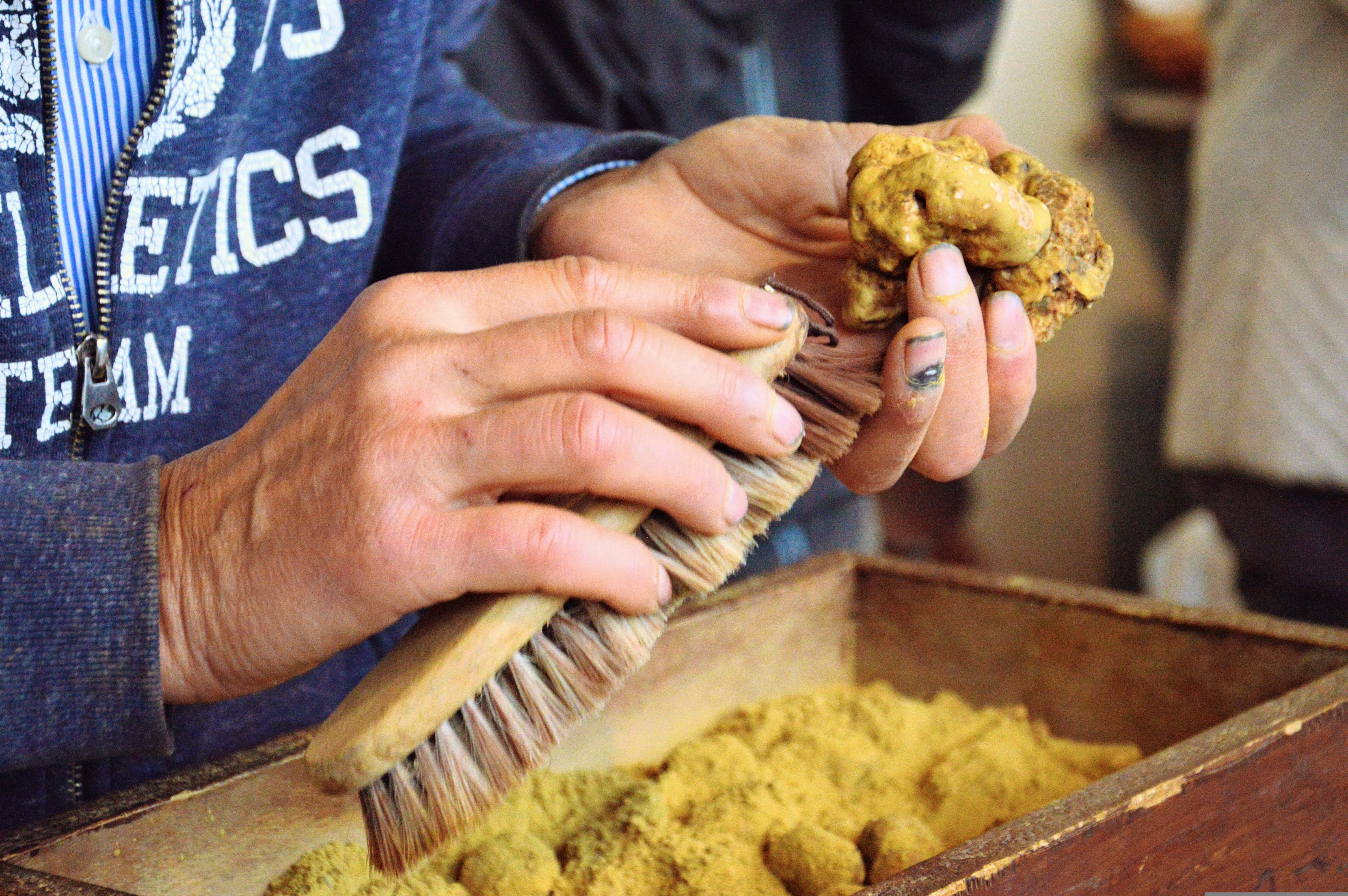 cleaning truffles