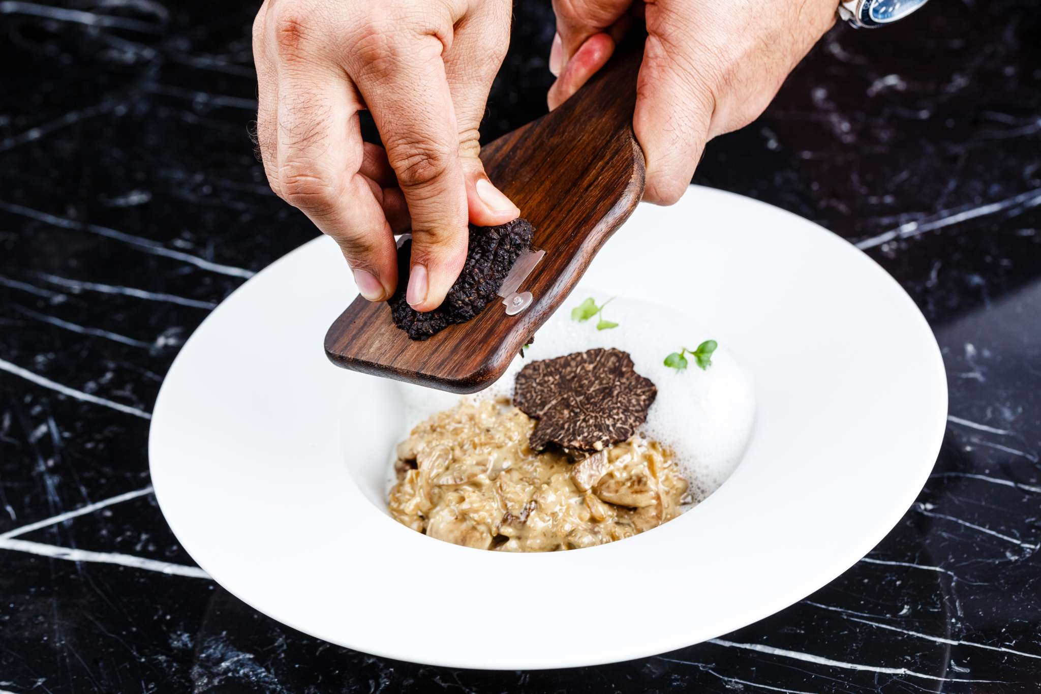 Trüf Mantarlı Risotto