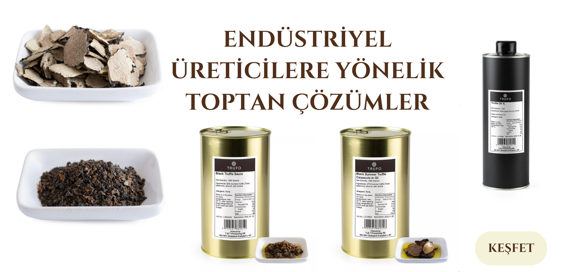 Endüstriyel Trüf Ürünleri