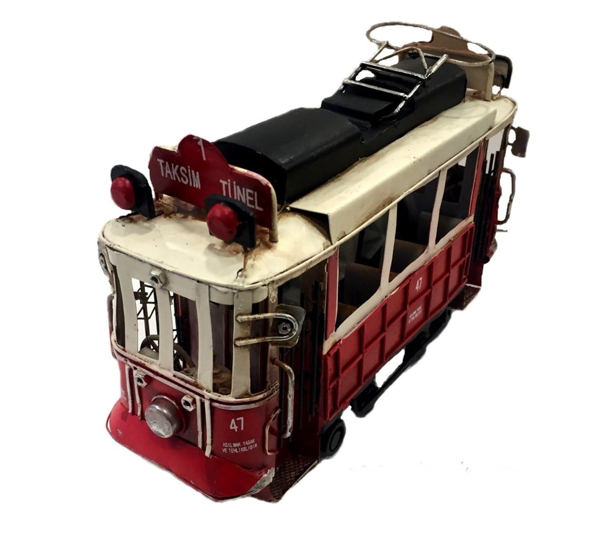 METAL TRAMVAY DEKOR BÜYÜK BOY