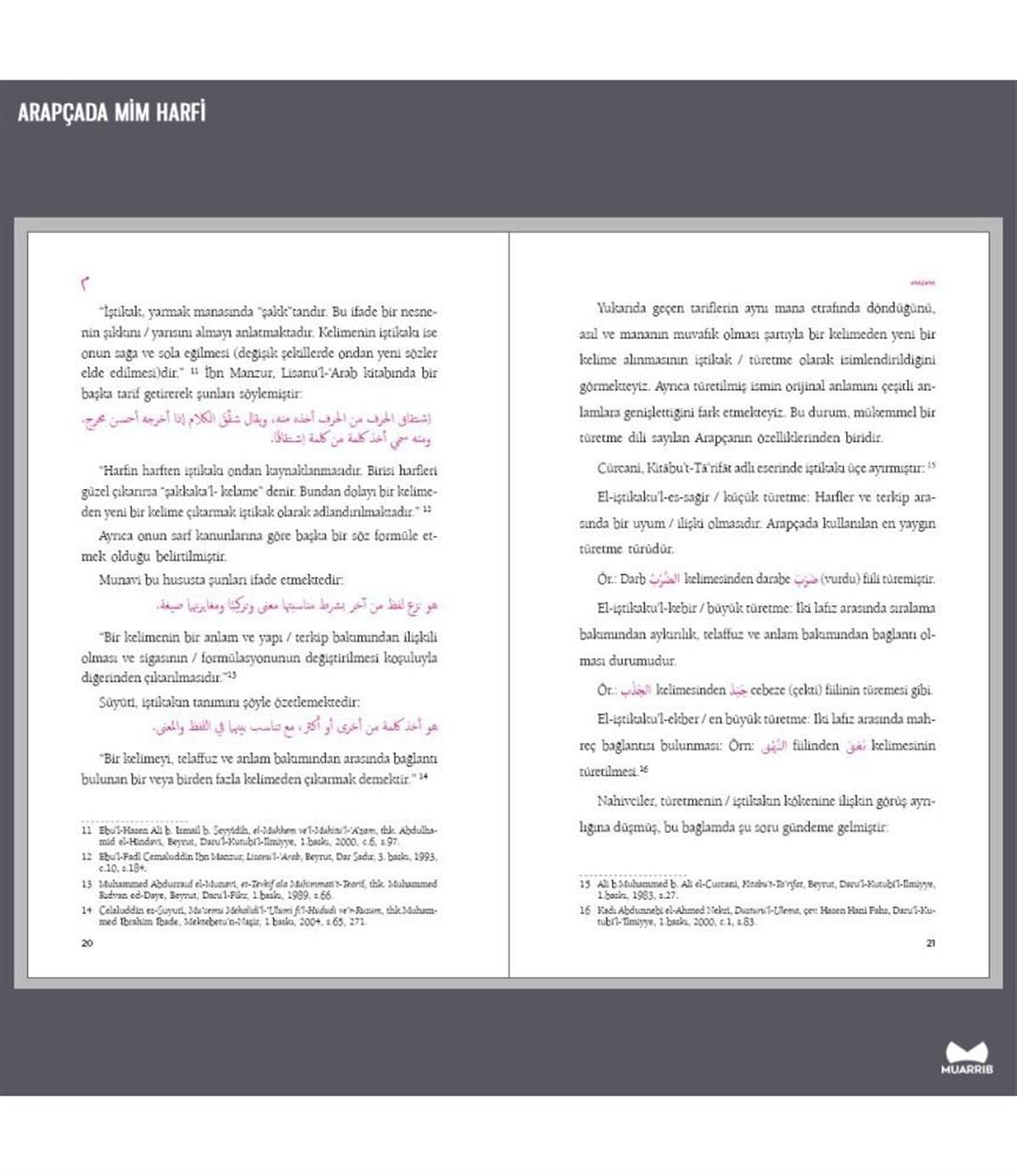 Arapçada Mim Harfi - Arapça Türkçe