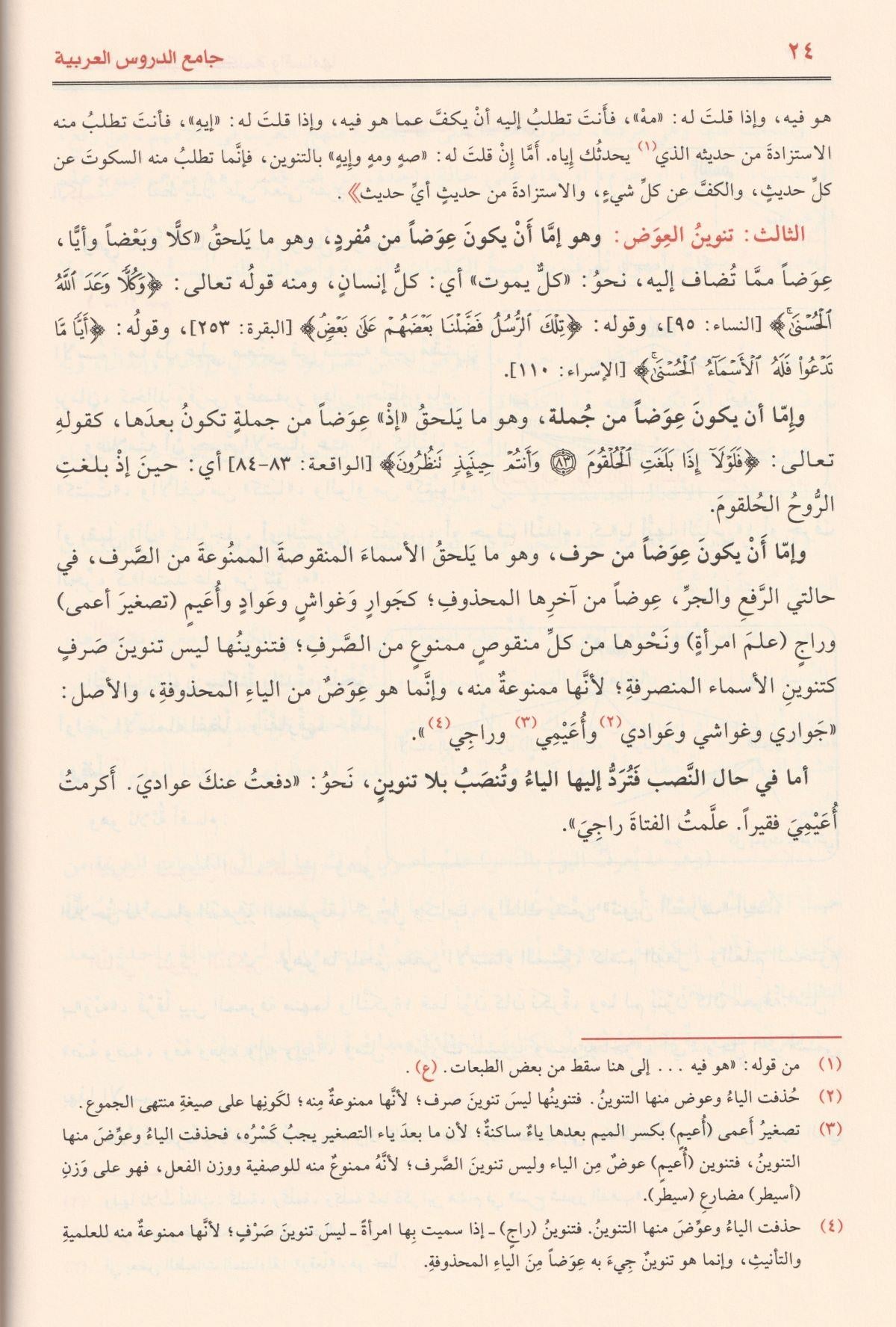 جامع الدروس العربية