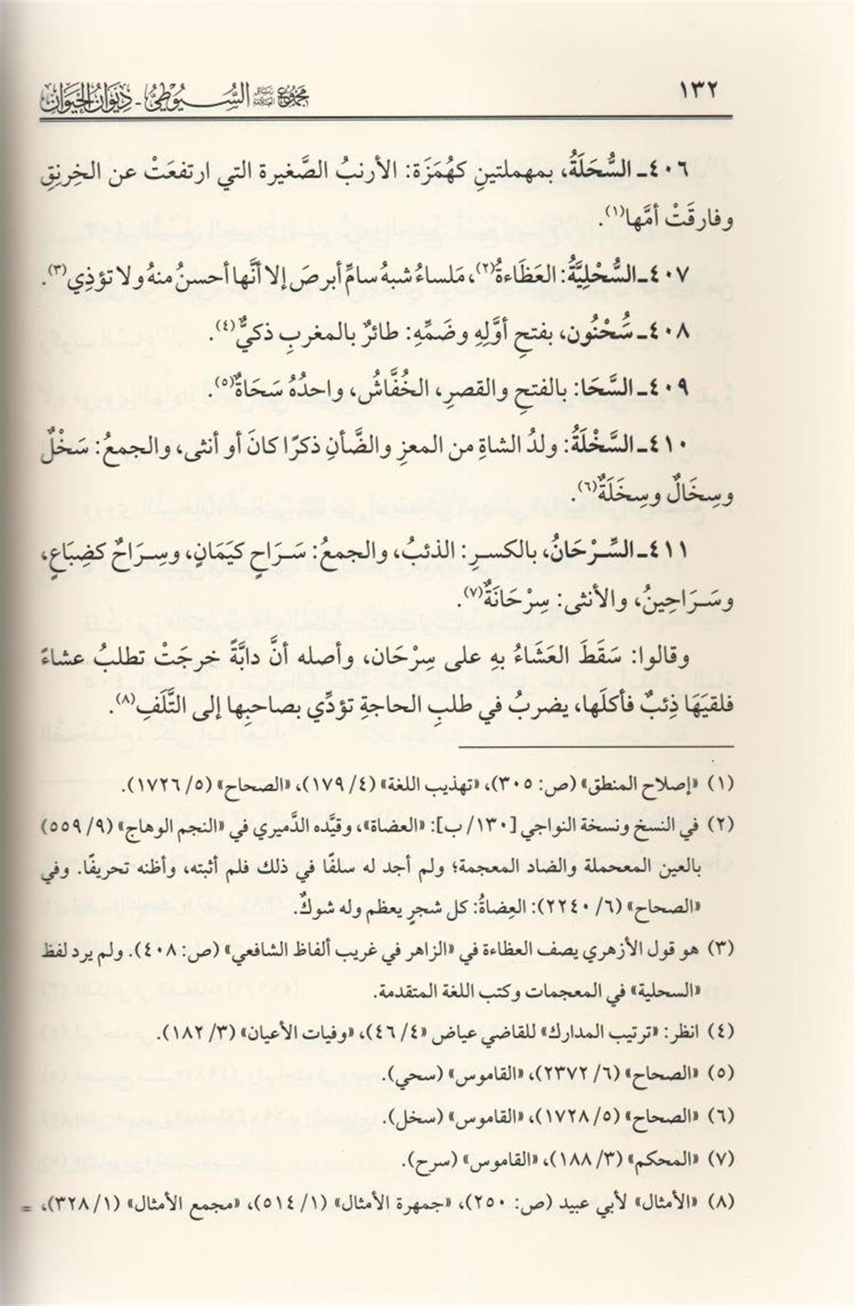 مجموع رسائل السيوطي - المجموعة الخامسة ديوان الحيوان