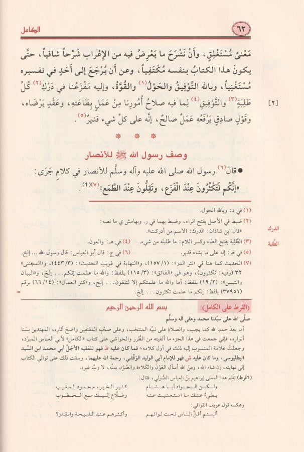 El Kamil fil Luga vel Edeb Arapça - الكامل في اللغة والأدب