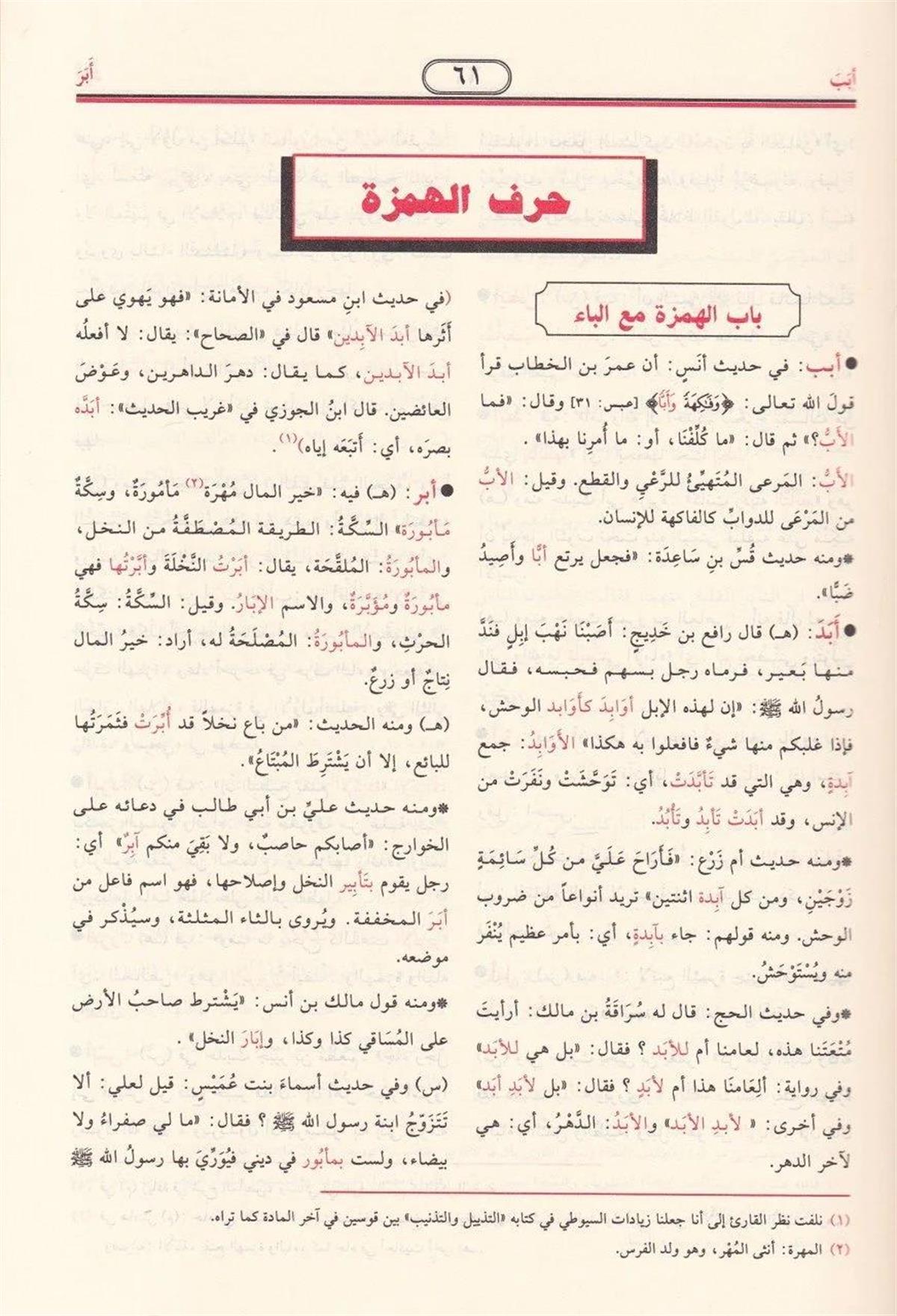 النهاية في غريب الحديث والأثر