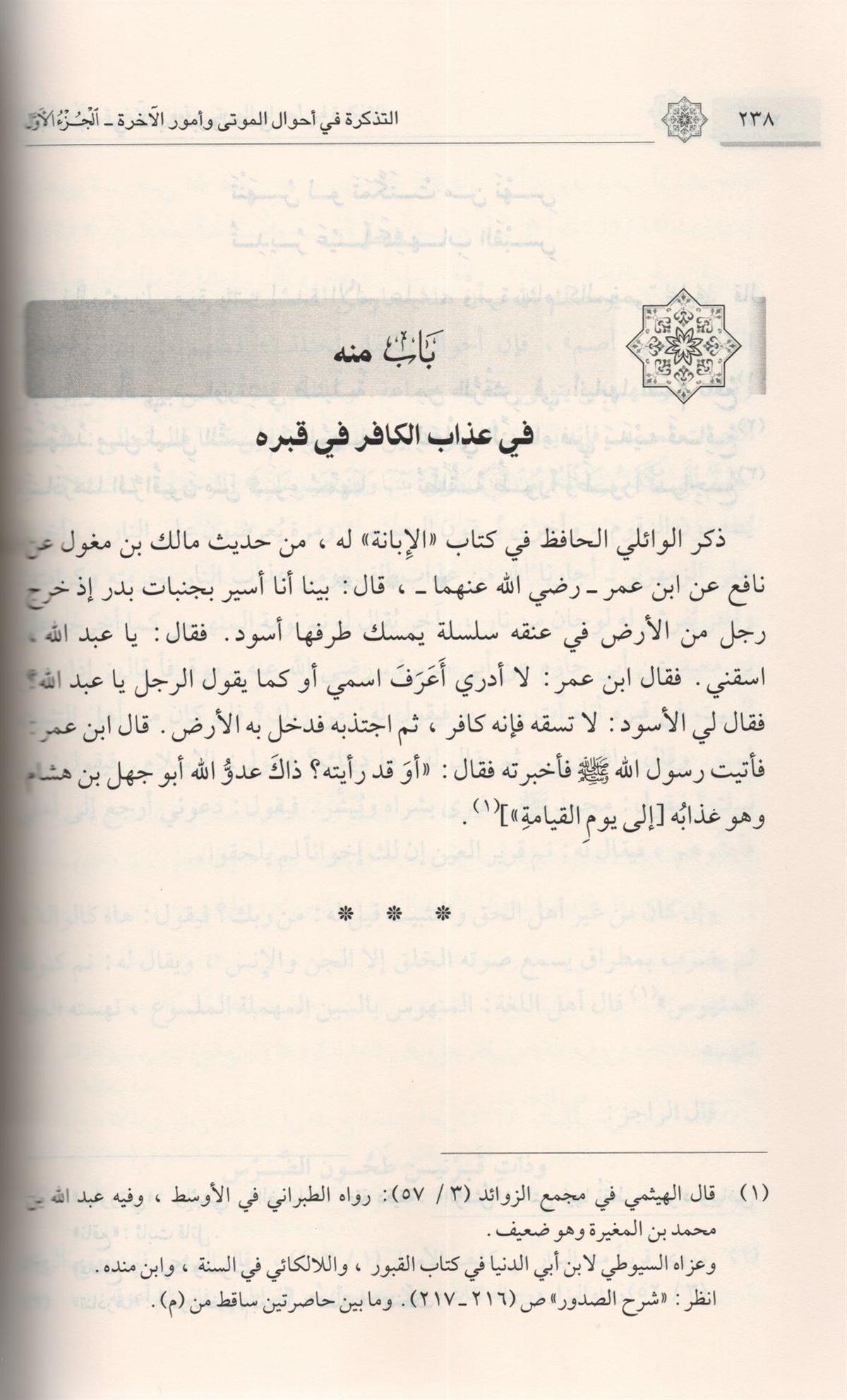 التذكرة في أحوال الموتى وأمور الآخرة