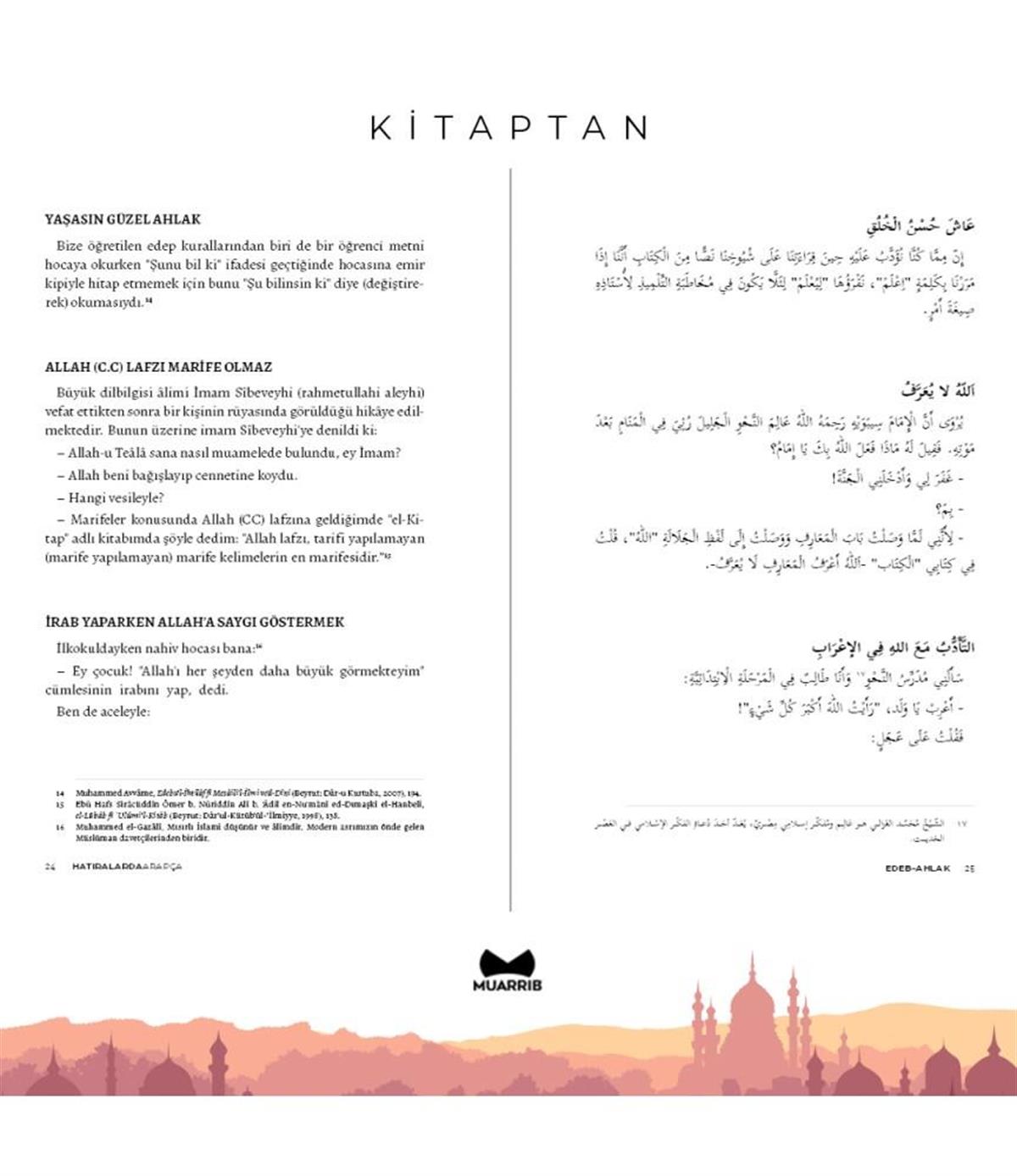 Hatıralarda Arapça - Arapça Türkçe Öğrenme Kitabı