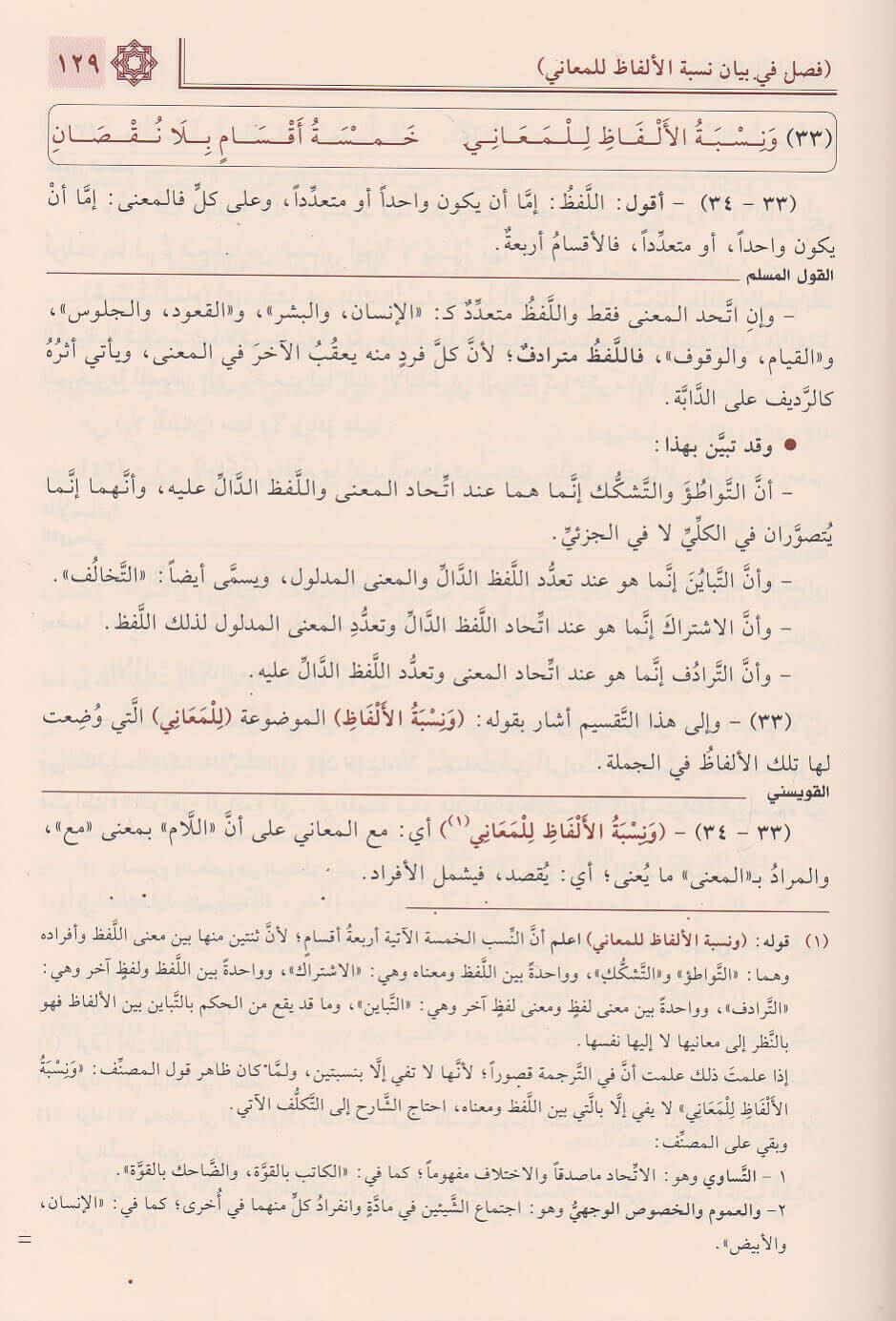 Mecmuus Sullemil Munavrak Arapça - مجموع السلم الـمنورق (إيضاح المبهم، القول المسلم، شرح القويسني مع تقريرات الدوري)