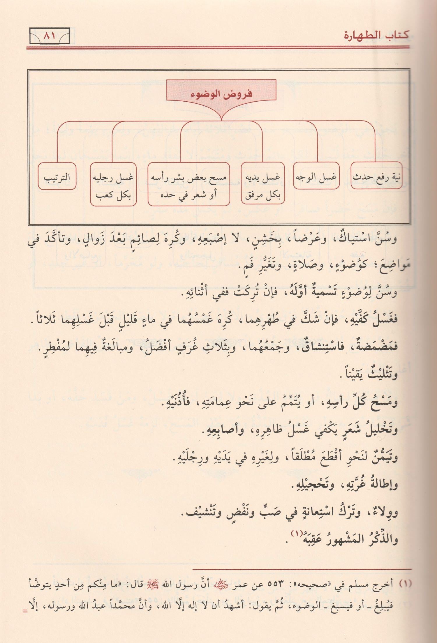 Menhecüt Tullab Muhatasar Kitabi Minhac Nevevi Arapça - منهج الطلاب وهو مختصر كتاب منهاج الطالبين للإمام النووي