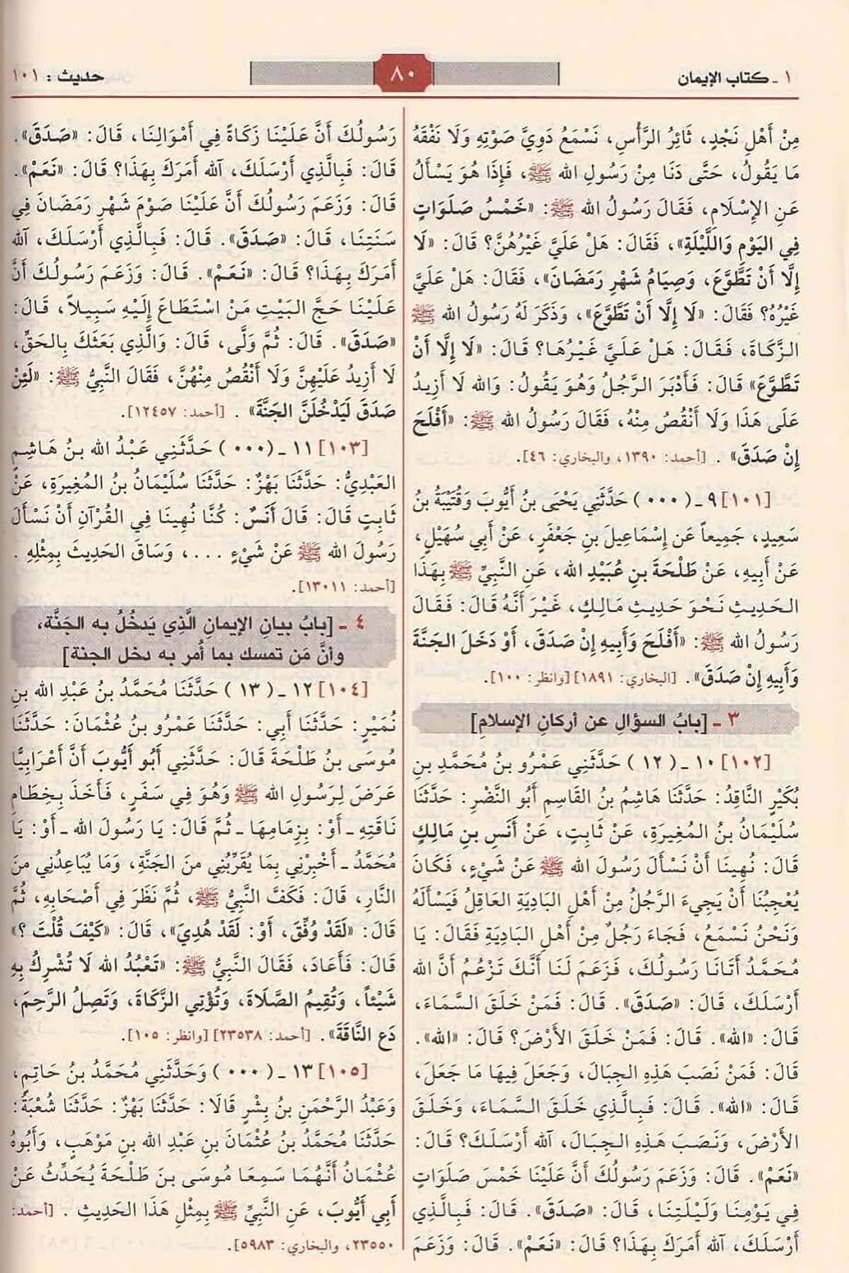 Sahihi Müslim - İmam Müslim (Arapça Orijinal Metin) - صحيح مسلم