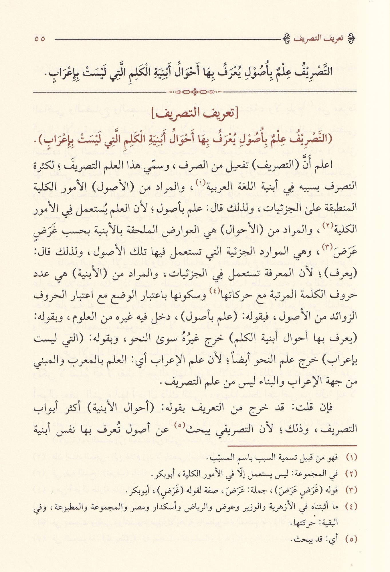 شرح شافية ابن الحاجب في علم الصرف