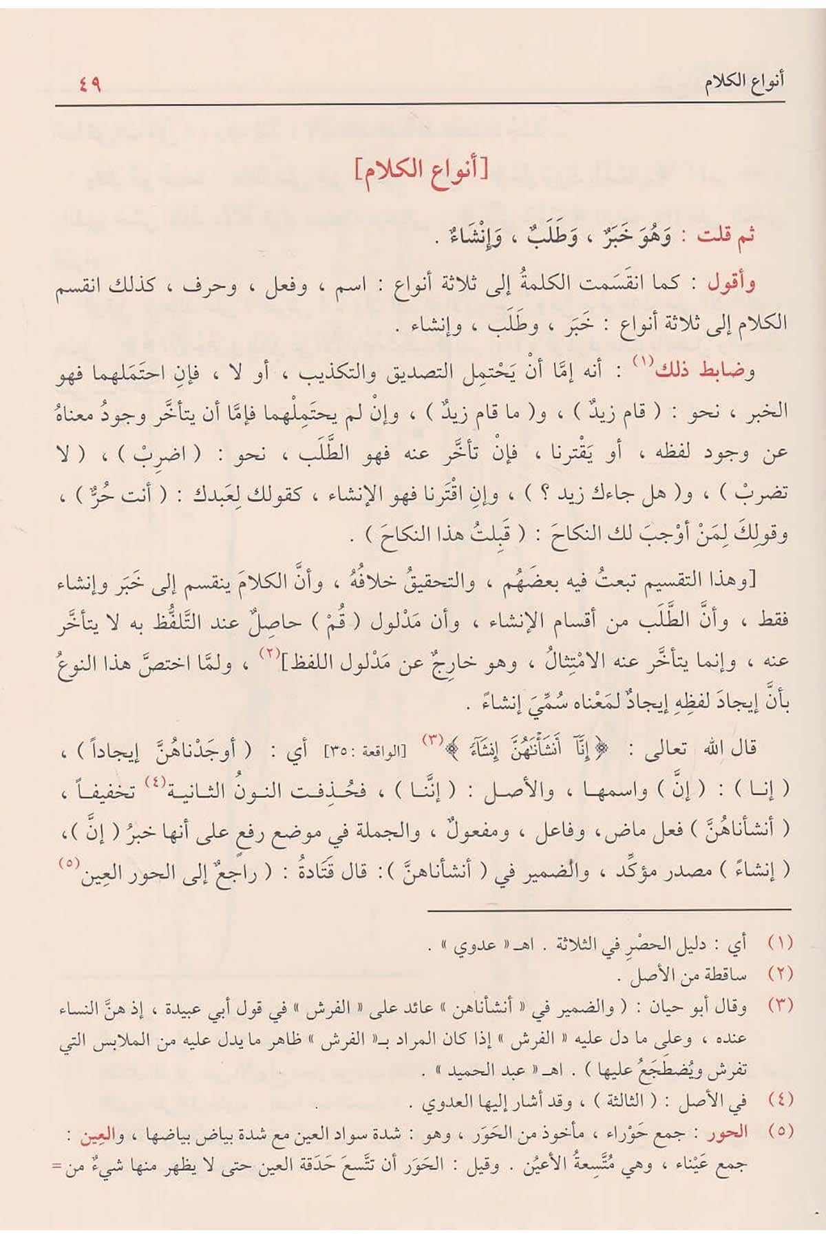 شرح شذور الذهب