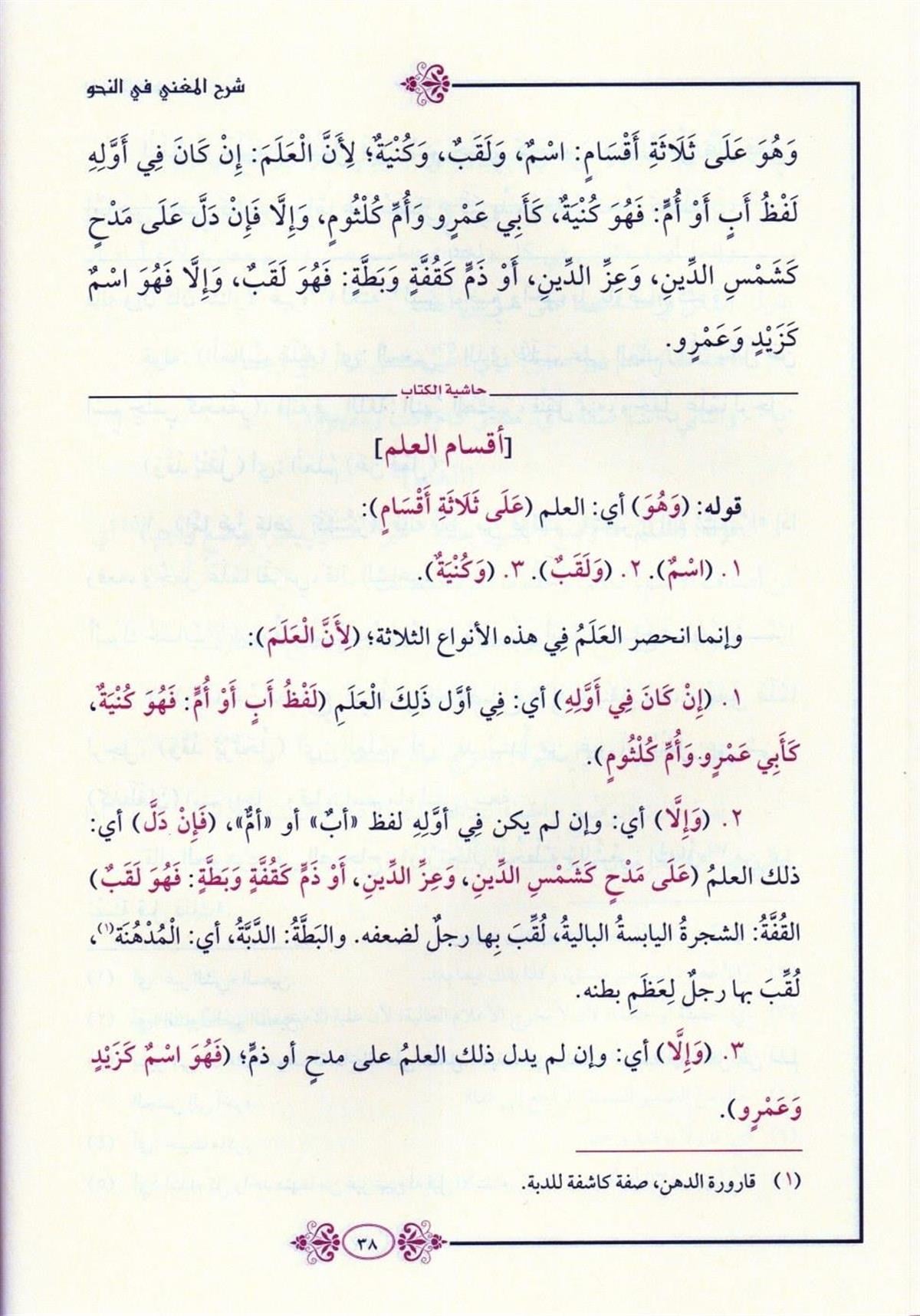 شرح المغني