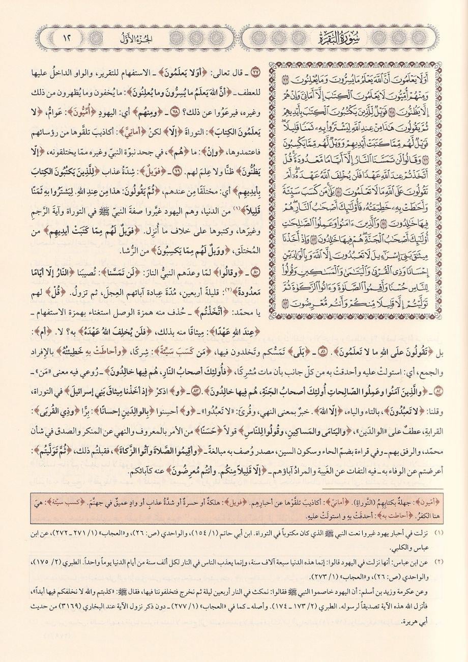 Tefsirül Celaleyn - تفسير الجلالين بهامش القرآن الكريم