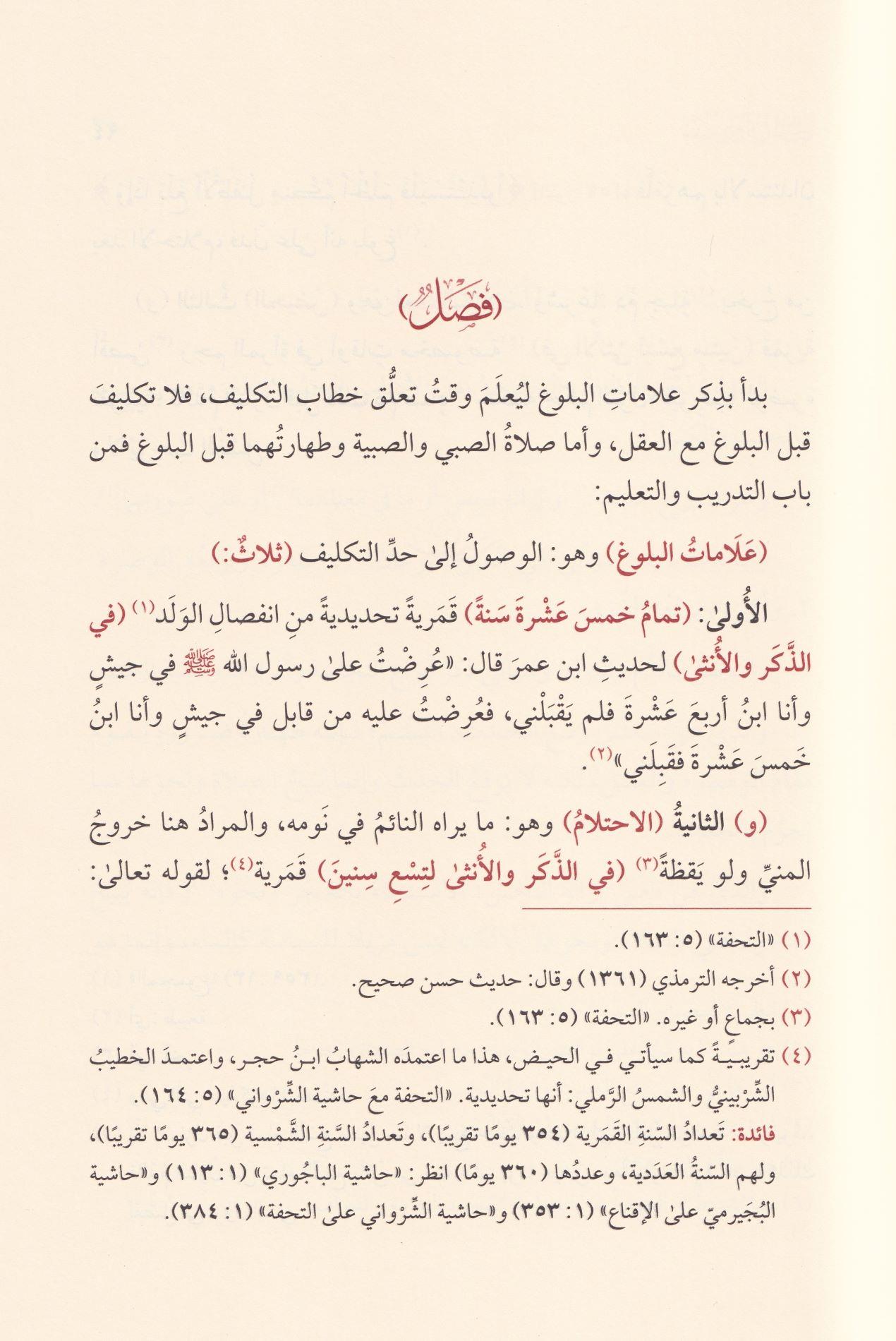 Tenbihü Zevin Neca Şerhü Sefineti Neca - تنبيه ذوي الحجا إلى معاني ألفاظ سفينة النجا