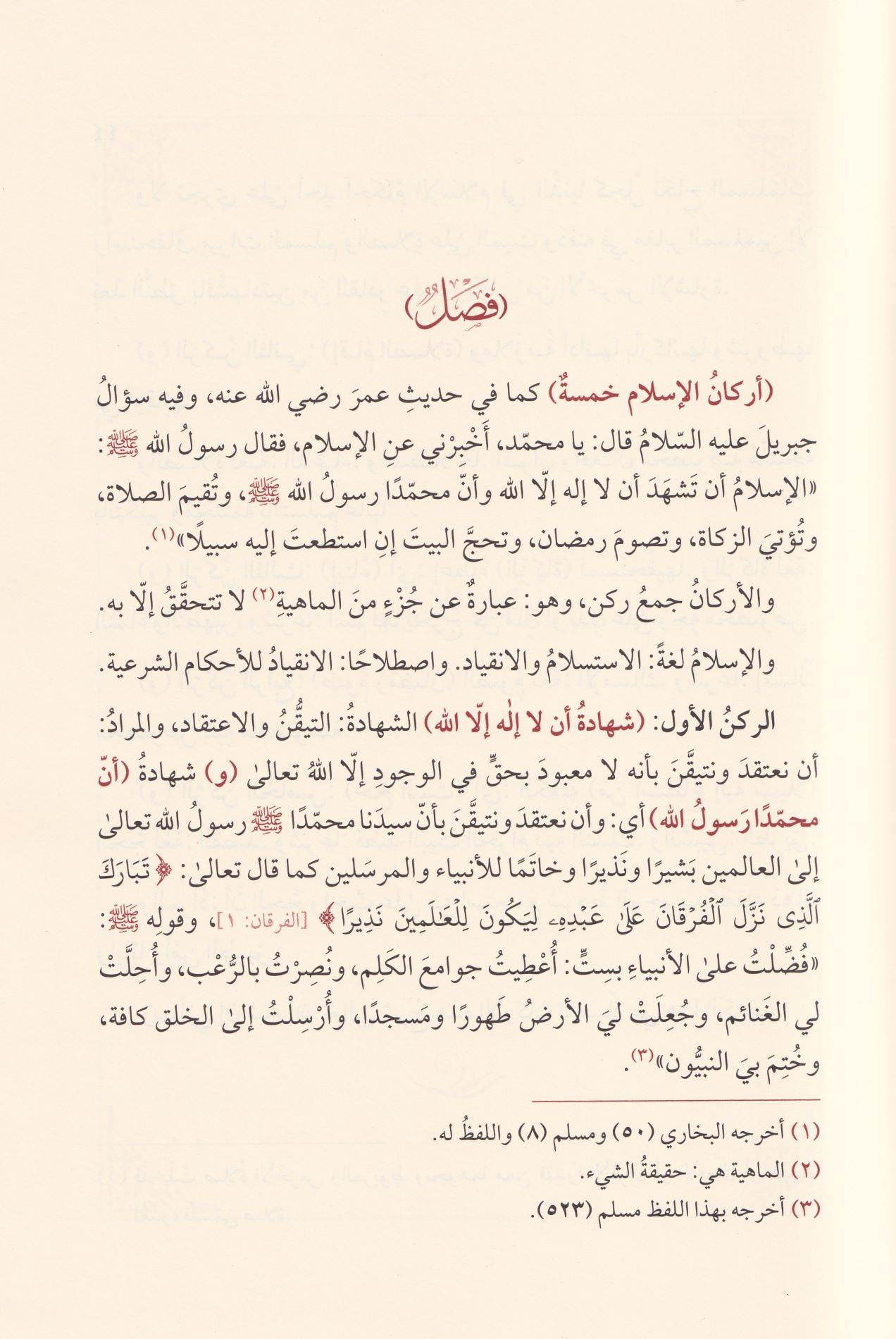 Tenbihü Zevin Neca Şerhü Sefineti Neca - تنبيه ذوي الحجا إلى معاني ألفاظ سفينة النجا