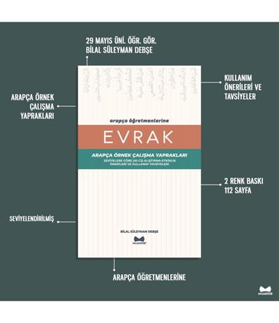 Arapça Öğretmenlerine Evrak Arapça Örnek Çalışma Yaprakları