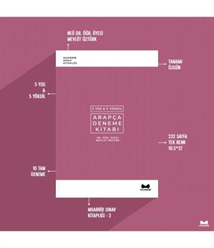 Arapça YDS-YÖKDİL Deneme Kitabı Arapça Türkçe