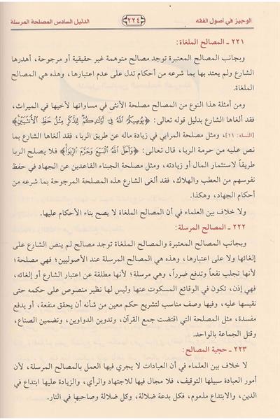 El Veciz Fi Usulil Fıkh - الوجيز في أصول الفقه
