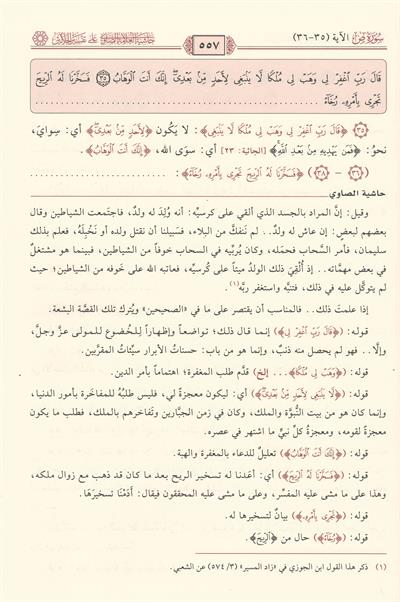 Hâşiyetul Allâmetus Sâvî alâ Tefsîril Celâleyn Arapça - حاشية العلامة الصاوي على تفسير الجلالين