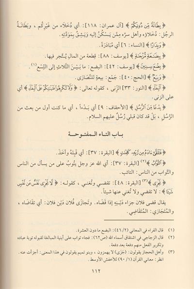 تفسير غريب القرآن