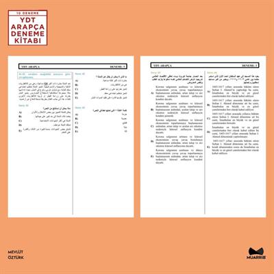 YDT ARAPÇA DENEME KİTABI 10 Deneme